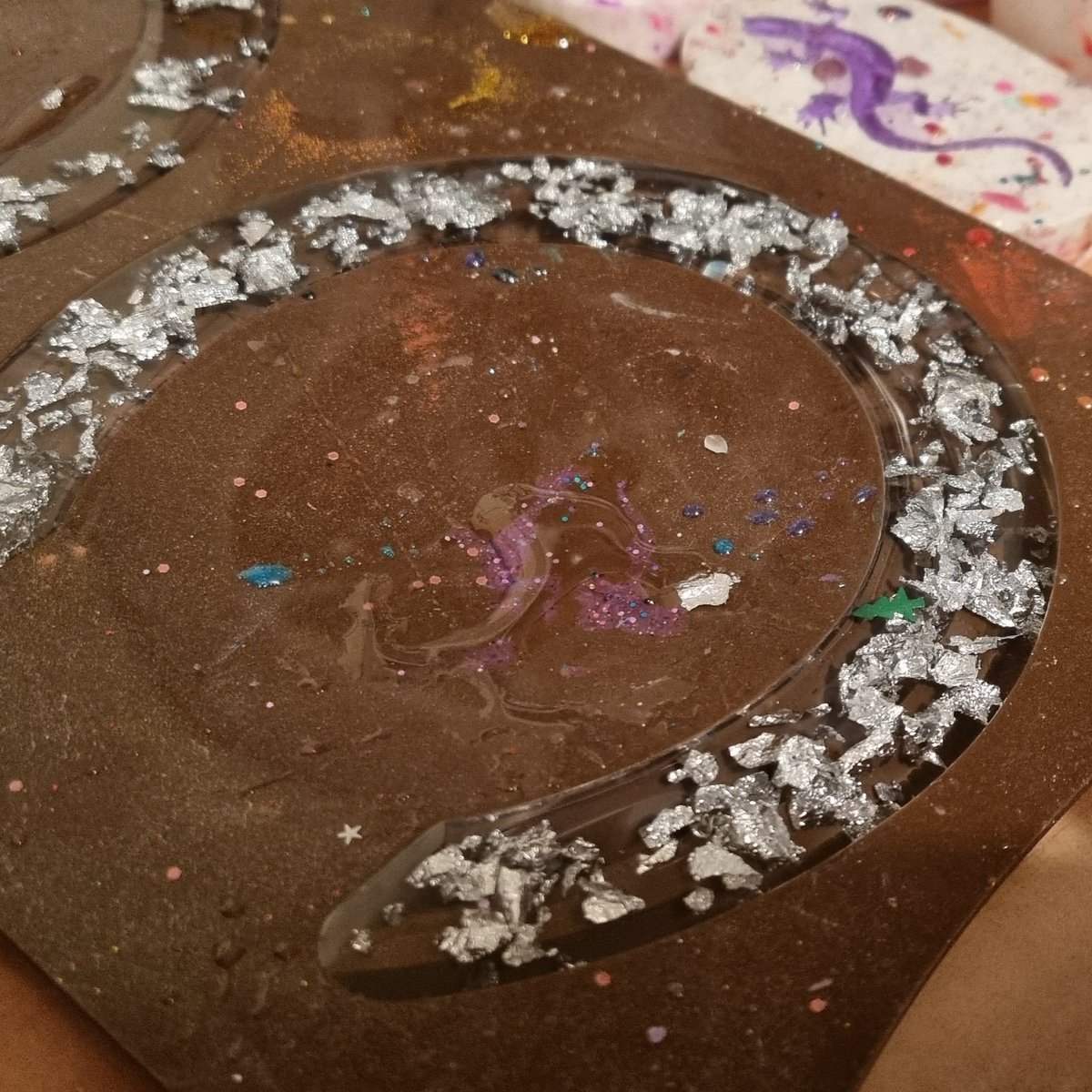 GothYork's tweet photo. Who says a Goth can't love glitter!
Some of today's work in progress 🖤 https://t.co/zTRJGc2SWj