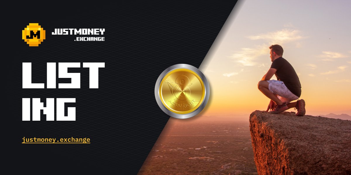 JustMoneyIO's tweet photo. 📢 For all active people we have a listing to announce. ActivEightCoin ($ACTIV) has been listed on our swap and is now ready to trade. They will reward their users for their workouts.

#ACTIV #JM #TRON https://t.co/Fd1Ajbsfn7