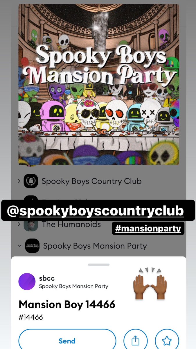 DoItMike's tweet photo. Just got my Mansion Party Spooky Boy! @SpookyBoysCC  🔥 https://t.co/3AIYrx9gsX