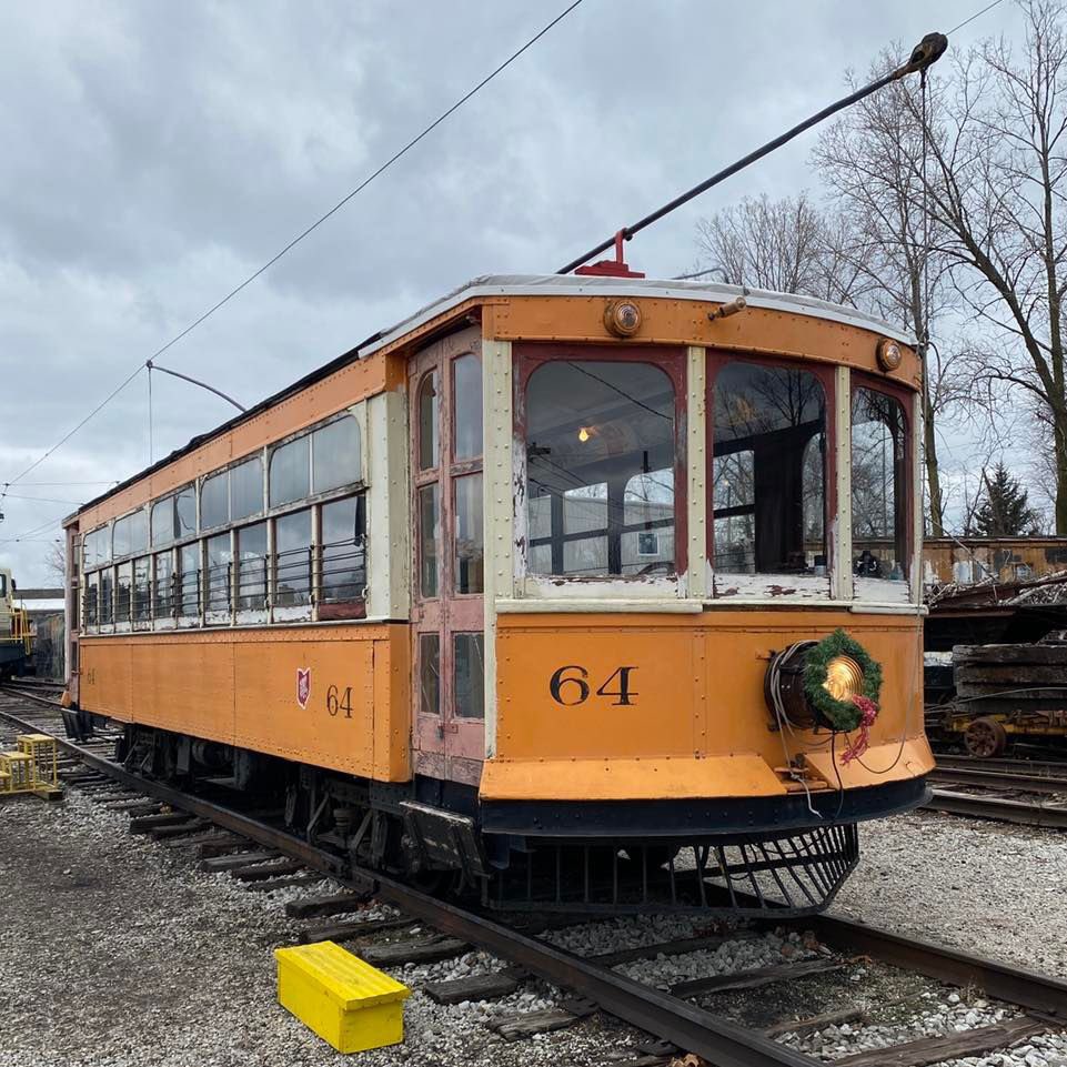OhioRailway's tweet photo. Today is the LAST day of Letters To Santa &amp; the FINAL DAY OF THE 2021 SEASON! This is your LAST CHANCE to visit us until May 2022! 12-4 PM, $10 per person for all ages above 3, 3 &amp; under are free. Don’t miss out!
#ohiorailwaymuseum #interurban #ops64 #interurban64 #letterstosanta https://t.co/NYfyfN2fRx
