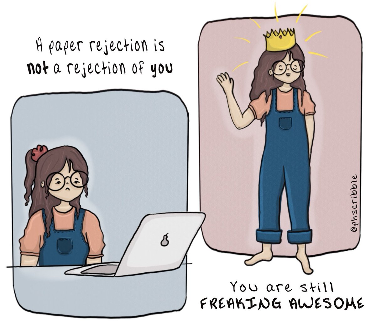 PhScribble (@phscribble) on Twitter photo For everyone who needs to hear this today:
<a href="/OpenAcademics/">OpenAcademics</a> <a href="/firstphdchat/">#phdchat</a> <a href="/PhDVoice/">PhD Voice - Independently Run</a> #phdchat #PhdLife #phdchat #AcademicChatter #AcademicTwitter
(Also, this is my first illustration 😊) For everyone who needs to hear this today:
<a href="/OpenAcademics/">OpenAcademics</a> <a href="/firstphdchat/">#phdchat</a> <a href="/PhDVoice/">PhD Voice - Independently Run</a> #phdchat #PhdLife #phdchat #AcademicChatter #AcademicTwitter
(Also, this is my first illustration 😊)