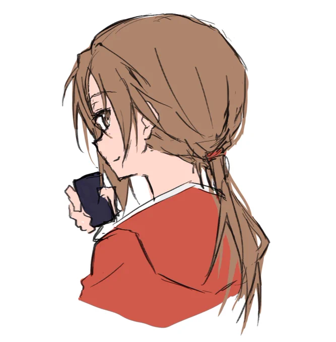 4年後の夏凛ちゃん髪結ぶと銀ちゃんっぽくなるんだろーなーっていう深夜の落書き 