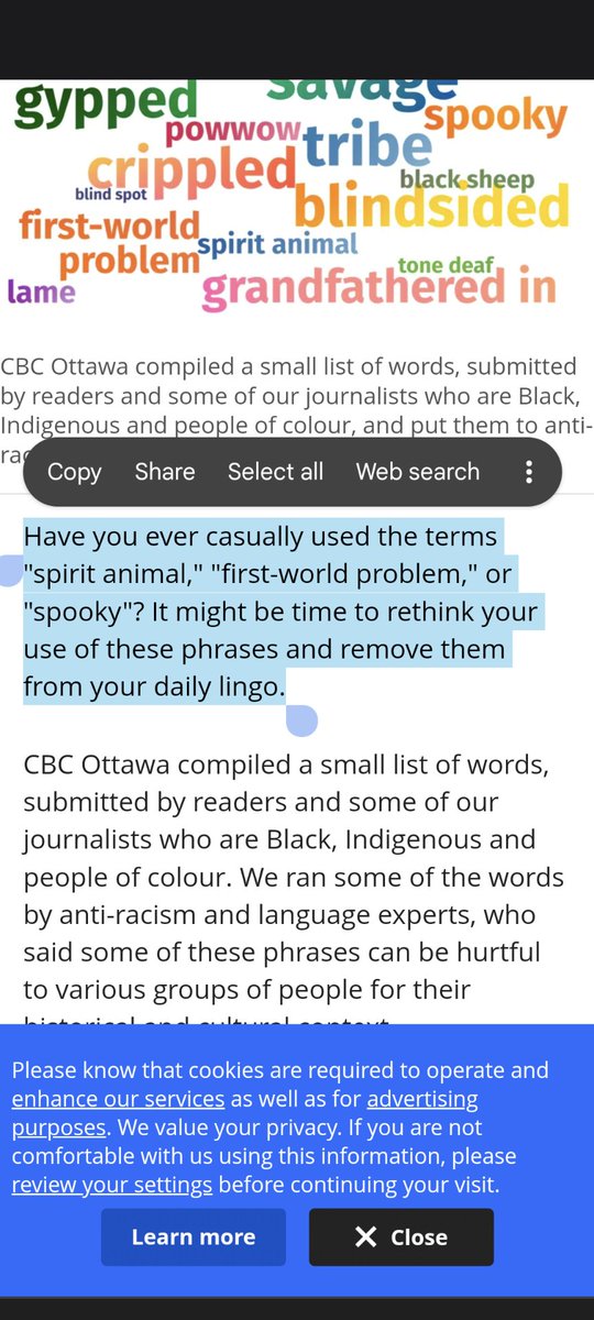 Forgot__My_Name's tweet photo. The article is not about racial slurs or words that are blatantly offensive. It takes aim at regular, non-offensive words and uses flawed logic to explain why they’re offensive. https://t.co/EOXxBY1HPv