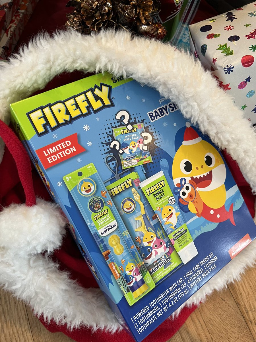 Wake up with sparkling smiles this holiday season! <a href="/fireflytb/">Firefly Toothbrush</a> has limited-edition Holiday Smile Value Packs featuring Avengers, L.O.L Surprise! and Baby Shark. Have fun while helping to fight cavities this holiday season: fireflytoothbrush.com. #FireflySmiles #ad