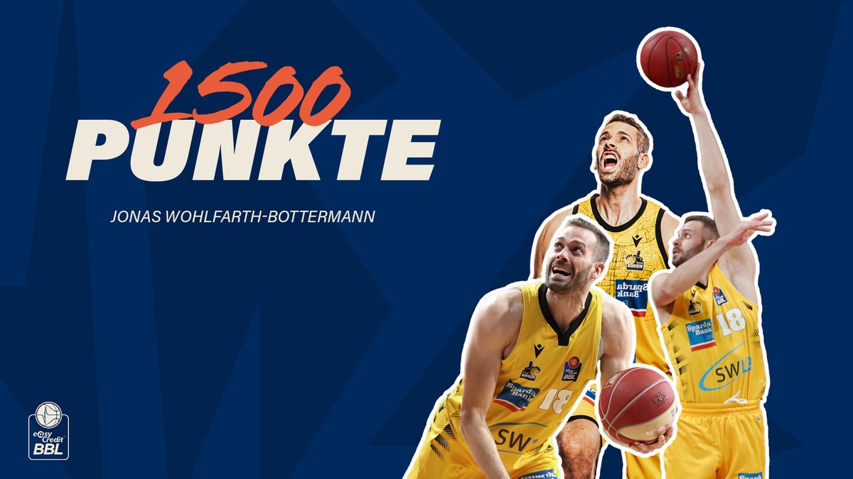 MEILENSTEIN: Gratulation an @JonasWobo zum knacken der 1500 Punkte Marke! 🔥 Auf die nächsten 1500. 😁 #welcometowow #easyCreditBBL