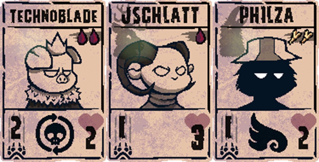 SPOOPINATURAL's tweet photo. I made inscryption cards for techno, schlatt, and phil!

#technofanart #jschlattfanart #philzafanart https://t.co/HowUJt5glw