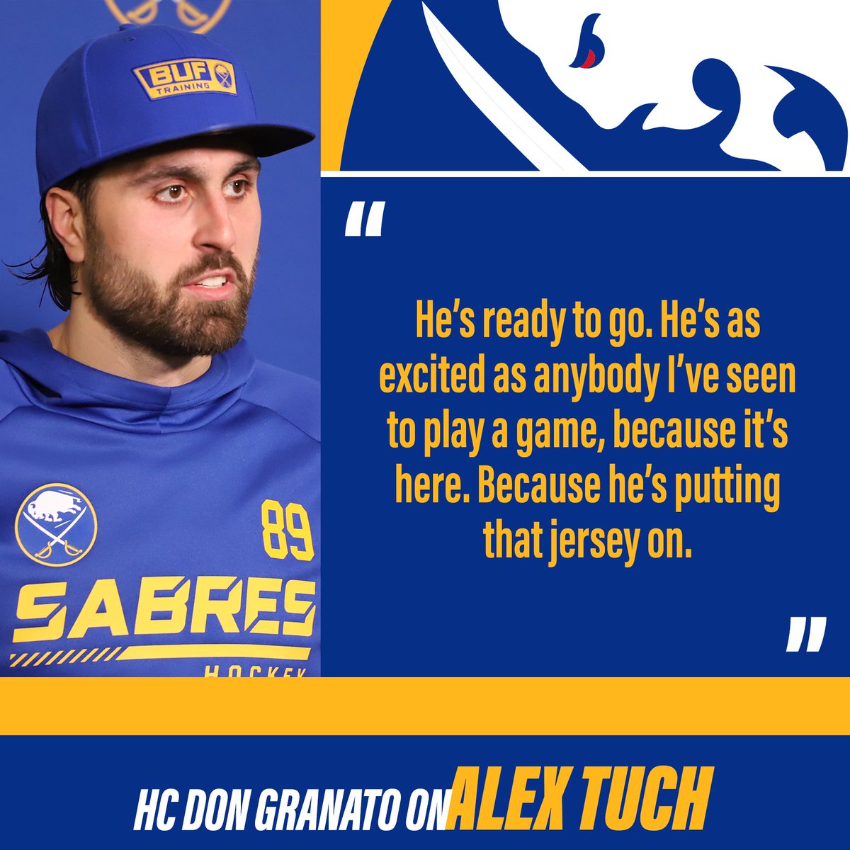 BuffaloSabres's tweet photo. The hometown team. 🙌 https://t.co/o4xkkhCml2