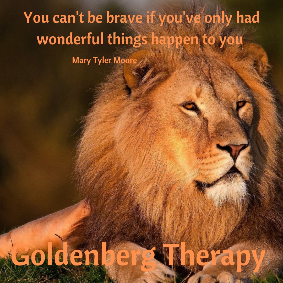 Goldenberg_LCSW's tweet photo. "You can't be #brave if you've only had wonderful things happen to you"-- #MaryTylerMoore

It is so hard to take a #risk when past attempts #failed. Getting back up despite falling before is the real test of bravery. https://t.co/LyNyXXqVTJ