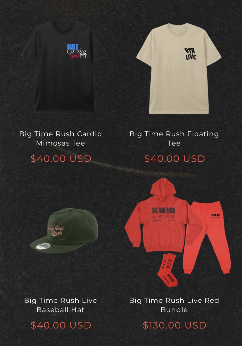 BTRdailys's tweet photo. Estos son los precios de la nueva merchandising en pesos argentinos

Las remeras y la gorra salen 7.200 
Las medias salen 3.600
El buzo del tour con las fechas y el otro buzo gris 11.700
El pantalón 9,900
El combo rojo sale 23,400.

recuerden que esto es sin el envío. https://t.co/IWh6oXAqJR