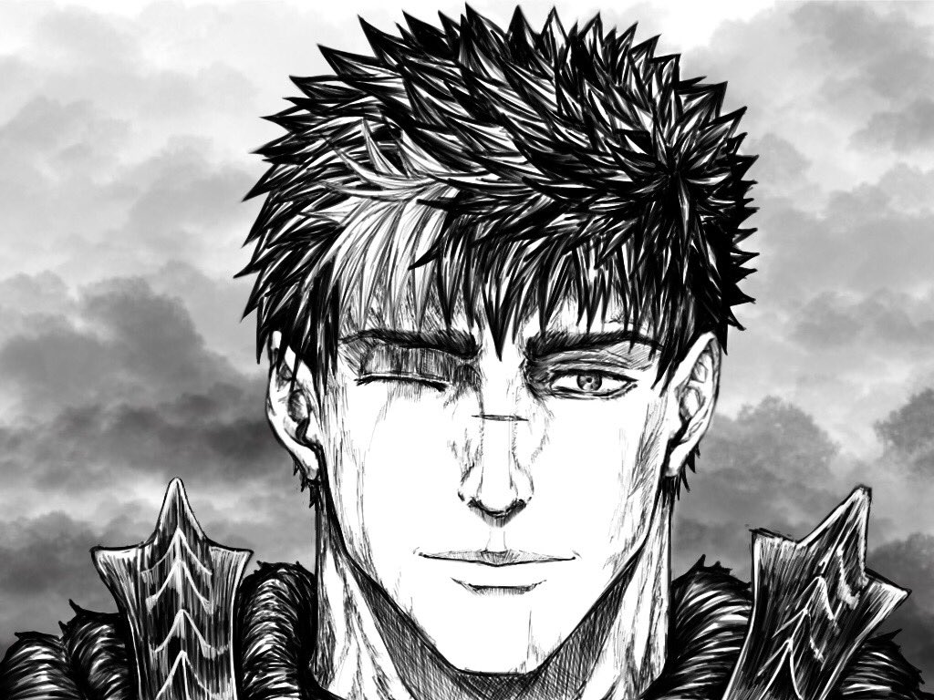 Guts from Berserk part 16 Gut's smile #berserk #berserkart #Berserk #K...