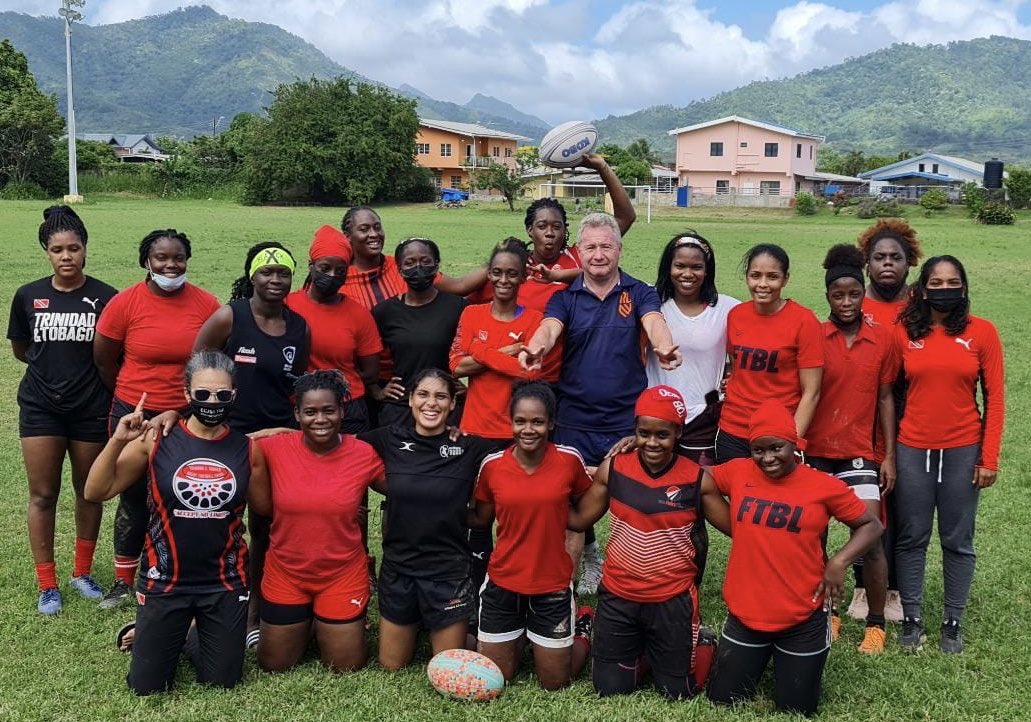 lizardrugby's tweet photo. Hot morning in Trincity, Trinidad with ⁦@ttrfu⁩ Women’s 7’s https://t.co/ITrNVj0snP