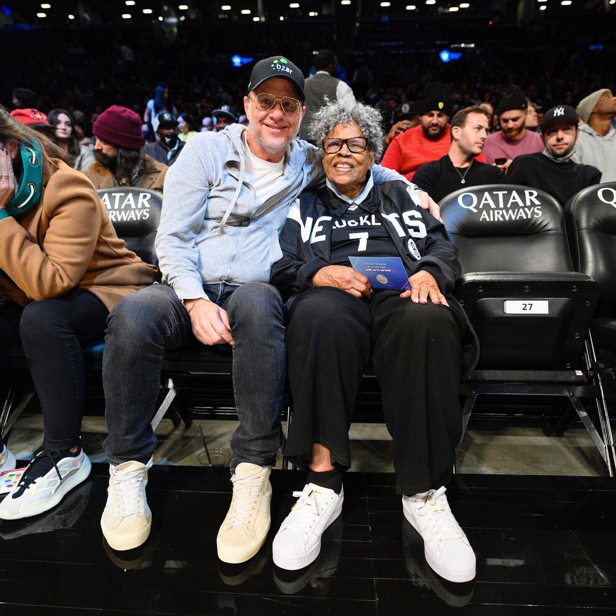 scullather's tweet photo. What a week in NYC with our national treasure Opal Lee @Opalsw2dc. Thank you @BrooklynNets for the 5star hospitality and honoring our mission of freedom for all! @INVNTGROUP #opallee #BrooklynNets #invntgroup #invnt https://t.co/zH9i8RMSic
