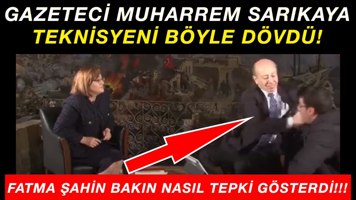 Canlı Yayında Skandal! Muharrem Sarıkaya Tekniksyeni Böyle Dövdü! Fatma Şahin’in Tepkisiyse...!!! youtu.be/gGWrEfvGIcc #muharremsarıkaya