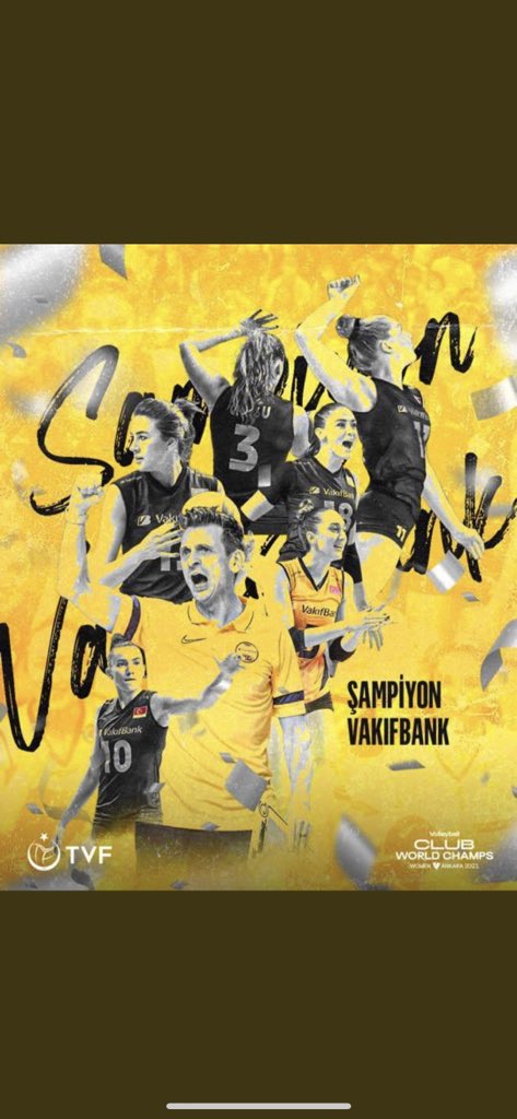 eseadviso's tweet photo. Vakıfbank Kadın Voleybol Takımı, FIVB Kadınlar Dünya kulüpler şampiyonasında altın madalya kazanarak dünya şampiyonu oldu. @VakifBankSK 👏👏👏 https://t.co/50Dr92JZXD
