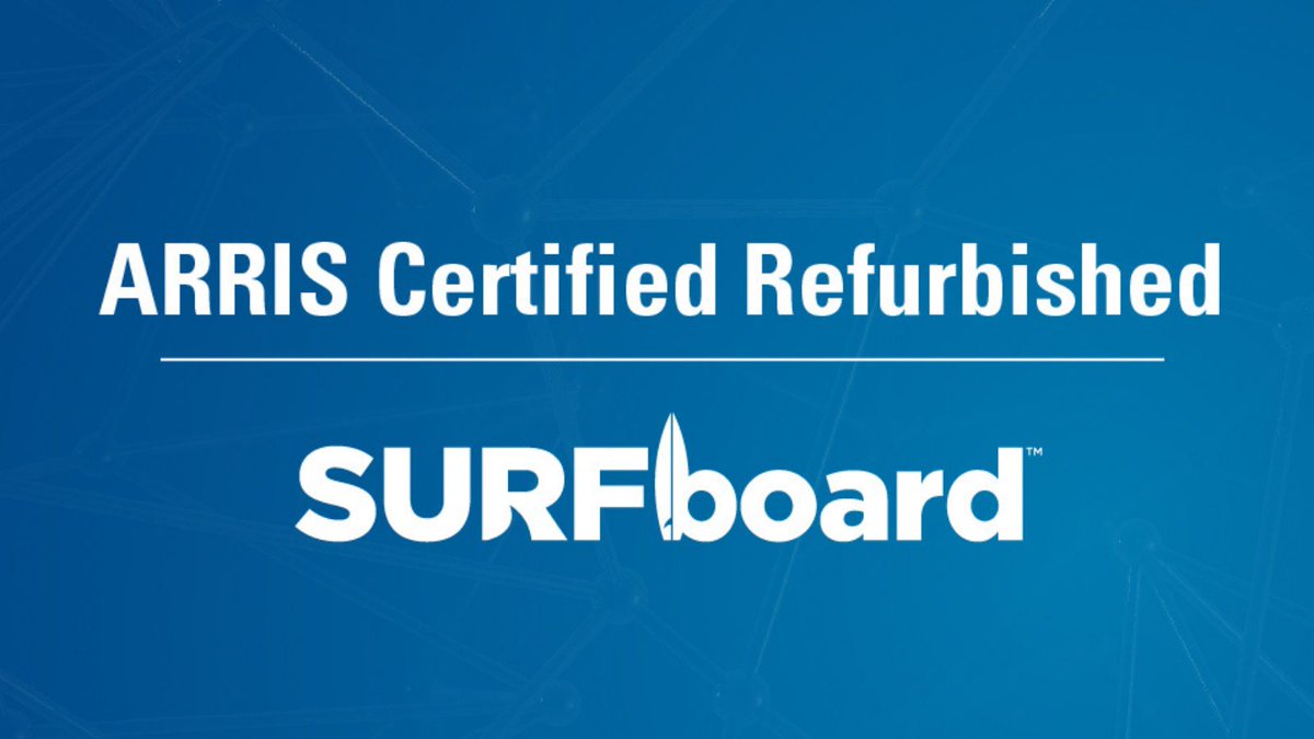 ARRIS's tweet image. Looking for a deal on #ARRISSURFboard units? Check out the various certified refurbished units we have available. Click here to see what #cablemodems and #WiFi modems we are offering to you today. Free shipping on all orders! bitly.com/3DzMtGg #arris #refurbished