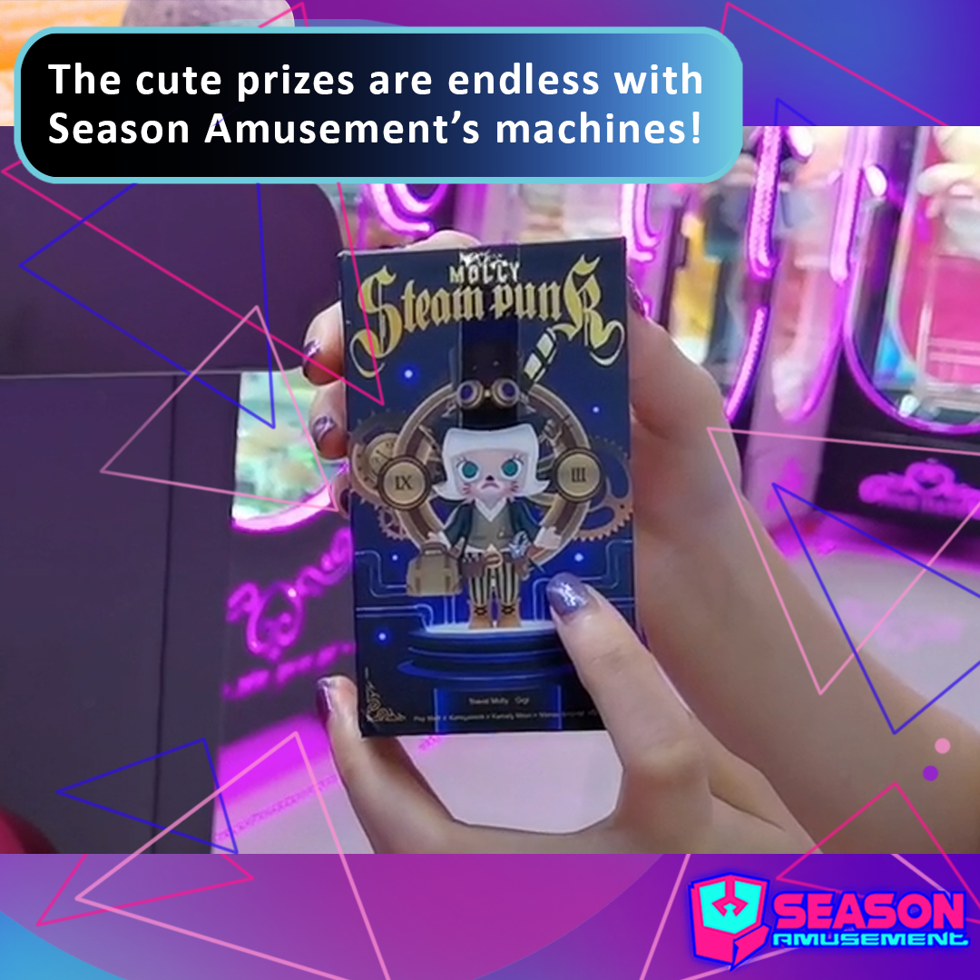 SeasonAmusement's tweet image. To complete the arcade experience, people need three (3) things - a cute machine, cute prizes, and cute friends. 
Set off for endless fun with Season Amusement's machine.
#popmark #luckybox #gamemachine #prize #arcadegames #games #clawmachine #game #fun #arcade #arcademachine