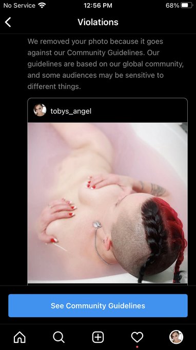 Watch Tobys Angel's leaked NSFW photo on TwXstars
