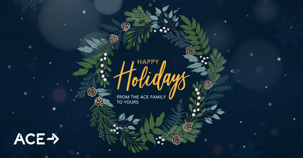 acefitness's tweet photo. Happy Holidays from the ACE family to yours. We're grateful to be 90K+ certified trainers, coaches, instructors and specialists strong. We hope you safely enjoy the holidays. #ACEfitness #AmericanCouncilOnExercise #GettingPeopleMoving #ACEcertified #happyholidays https://t.co/3dVruiwetK
