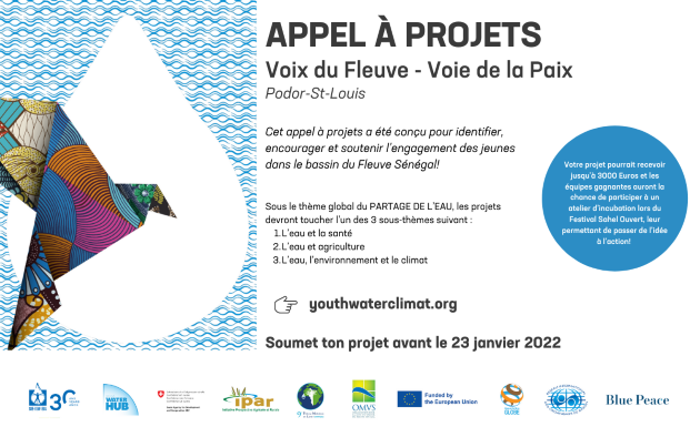 ➡️Lancement Appel à projets : Voix du Fleuve – Voie de la Paix (Saint Louis et Podor)
👉lundi 20 décembre à Podor au CFPP
👉Mercredi 22 décembre à Saint Louis UGB 
Plus d'infos ici 👇
ipar.sn/Appel-a-projet…
#jeunes #eau #changementclimatique #kebetu #ODD