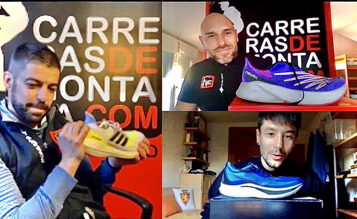 MEJOR ZAPATILLA DE ASFALTO 2021 <a href="/adidas_ES/">adidas_ES</a> vs. <a href="/newbalanceES/">New Balance España</a> vs. <a href="/SauconySpain/">Saucony España</a>. Nominaciones #Premiospatron. Ultraboost 21, fuelcell elite RC V2 y endrophin speed 2. Aqui repasamos pros/contras de cada uno. 
Deja tu voto aquí.
carrerasdemontana.com/2021/12/19/mej…