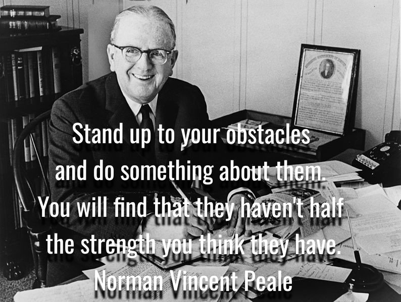 LowCarbLoving's tweet photo. "Stand up to your obstacles and do something about them. You will find that they haven't half the strength you think they have." - Norman Vincent Peale #StandUp #Obstacles #DoSomething #Strength #Trending #ThinkBigSundayWithMarsha https://t.co/O1iq6ccapm