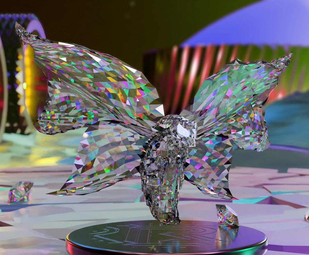 guruguruhyena's tweet photo. 🤘yey my mothring coming 🦋thankyou🙏 @GoliathMoth
Mothling Project made by many great artists👽
this beautiful🦋 by RILLATER @RILLATER_NFT 
　　　　chk more mothlings ☟
https://t.co/Kq9zkOhxoW https://t.co/dKjwrOCIm9