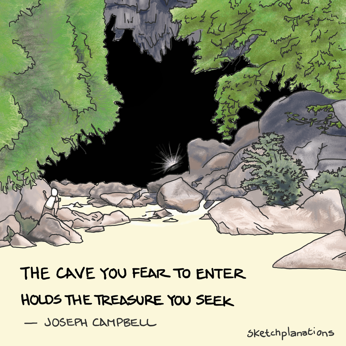 After all, if it was the easy path, if it wasn't the place we hadn't yet looked because we were afraid, we would have already done it. Perhaps tackling what you're avoiding most is what you most need to do.