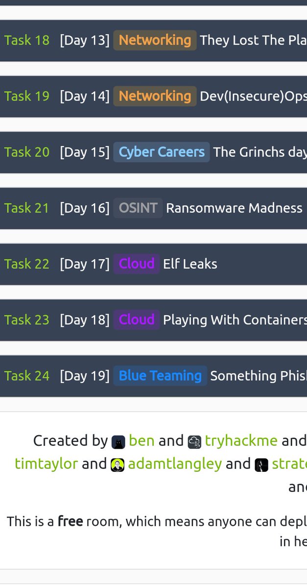 Prashan00937256's tweet photo. yeees!!!!#Top10% on THM. I love it🖤.Advent of cyber #AoC_3 2021.I personally like #Day_19 #blue_teaming  #Task24 And found it more #beginerfriendly https://t.co/bjGUi9Gp4P