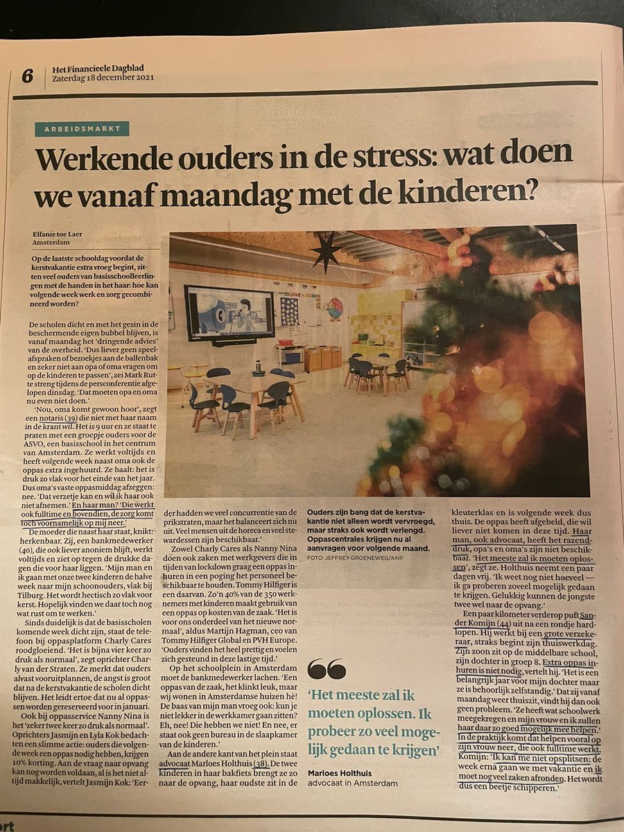 Mooi inkijkje in de zorgverdeling van hoogopgeleide tweeverdieners (beiden fulltime) tijdens deze lockdown… <a href="/liesbethstaats/">liesbeth staats</a>