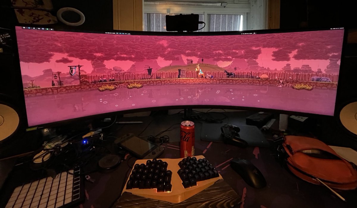 kebabskal's tweet photo. Is @kingdomthegame, the perfect game for 32:9 gaming? :D @rawfury @stumpysquid https://t.co/Cw02sYZfIu