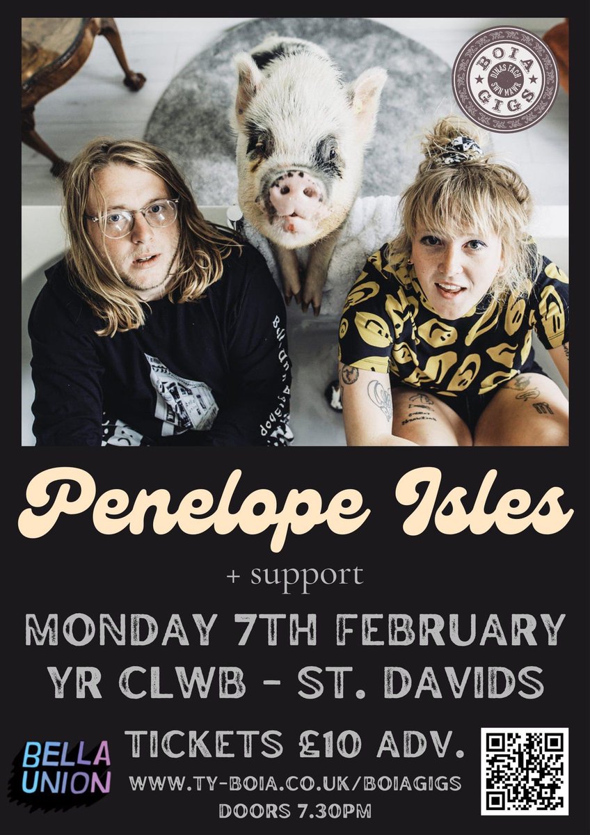 Oh yes! <a href="/PenelopeIsles/">Penelope Isles</a> land in the smallest city in the U.K. in Feb. It’s gonna be ace.