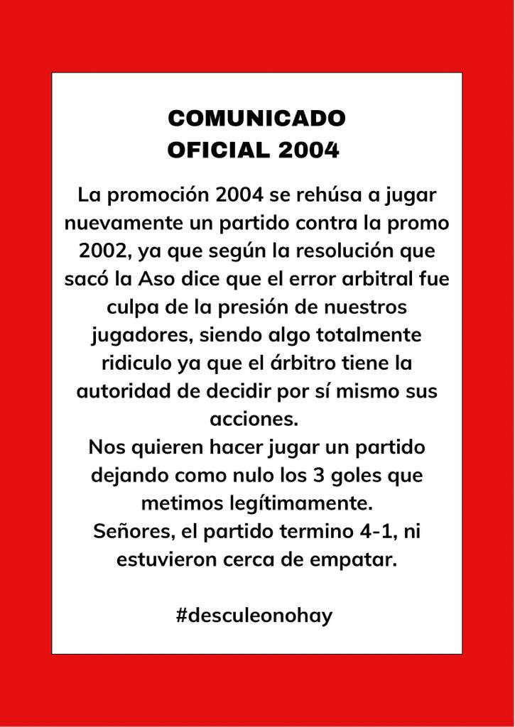 2004casj's tweet photo. También para aprovechar para felicitar a la @2002exacasj por el campeonato obtenido con la complicidad de la @exacasjoficial https://t.co/8NzXz1zX2i