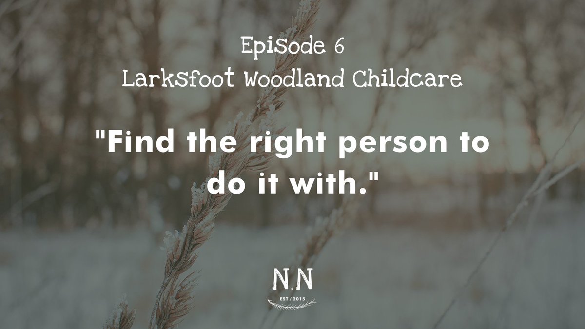 NatureNurtures_'s tweet photo. Karin and Caroline of Larksfoot Woodland Childcare talk about the value of having the right business partner.
"Find the right person to do it with."
Listen to the full episode here: https://t.co/v7zXji7akn
#outdoorlearningforkids #daycarefun #daycareowner #daycarelife https://t.co/G45WmYM9q5