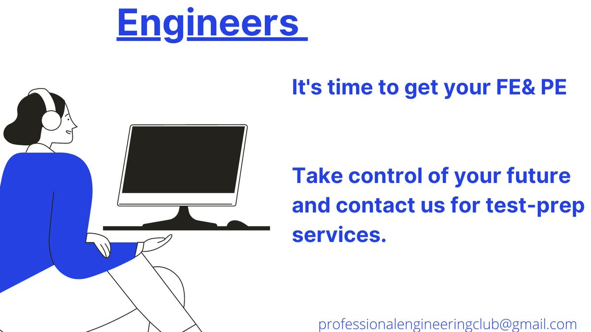 STEMtutoring77's tweet photo. Are you an #engineer whose been affected by the economic downturn?  We know a #FE and #PE will increase your earning potential and job satisfaction.  Why wait?  

professionalengineeringclub@gmail.com. 

building a community!  #Electricalengineers https://t.co/6y4z1XIKez