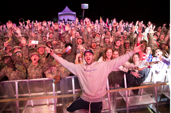 USO (@the_uso) on Twitter photo #OnThisDay in 2017, <a href="/TheChainsmokers/">THE CHAINSMOKERS</a> put on a surprise USO show for service members in South Carolina. #OTD #OnThisDay in 2017, <a href="/TheChainsmokers/">THE CHAINSMOKERS</a> put on a surprise USO show for service members in South Carolina. #OTD