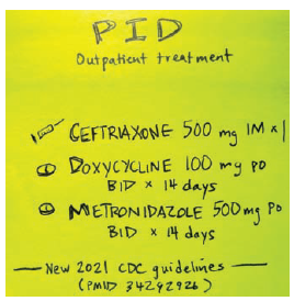 .<a href="/CDCgov/">CDC</a> changed its guidelines on #STDs this year, now requiring three antibiotics for #PID. <a href="/M_Lin/">Michelle Lin, MD</a> has the scoop. #FOAMed bit.ly/3xLOmys