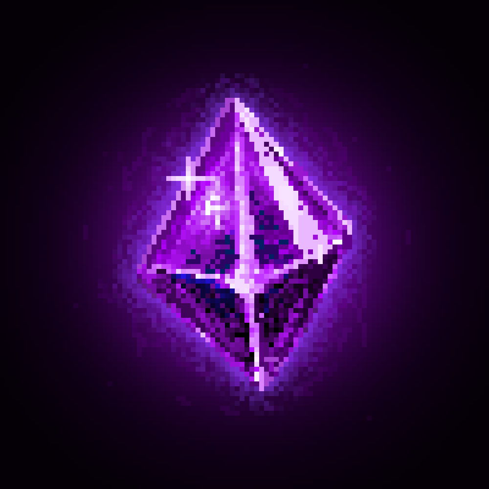 💎Purple Pixel Gem
You can find more on my Rarible profile🔥

#nftart #nftcollectors #pixelart #NFTartist