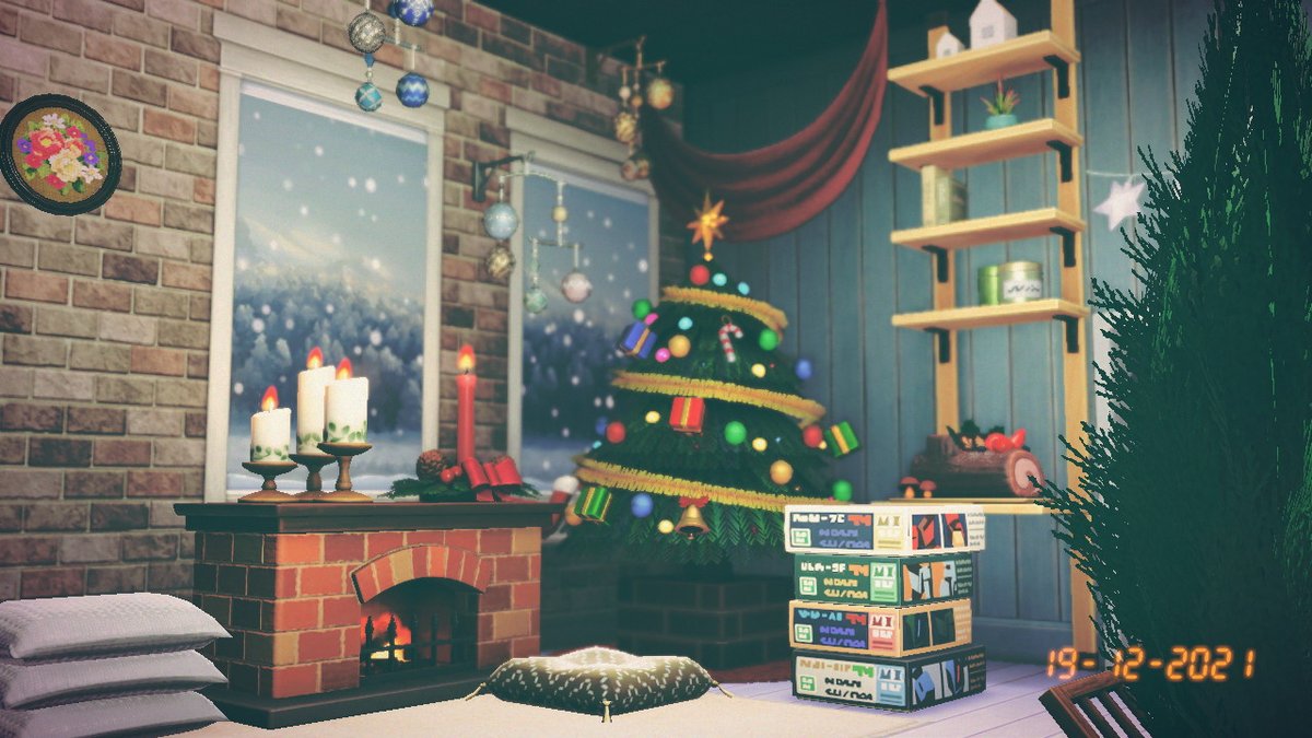 roouussi's tweet photo. its christmas bby #AnimalCrossing #ACNH #NintendoSwitch https://t.co/vwR7ygqRbG