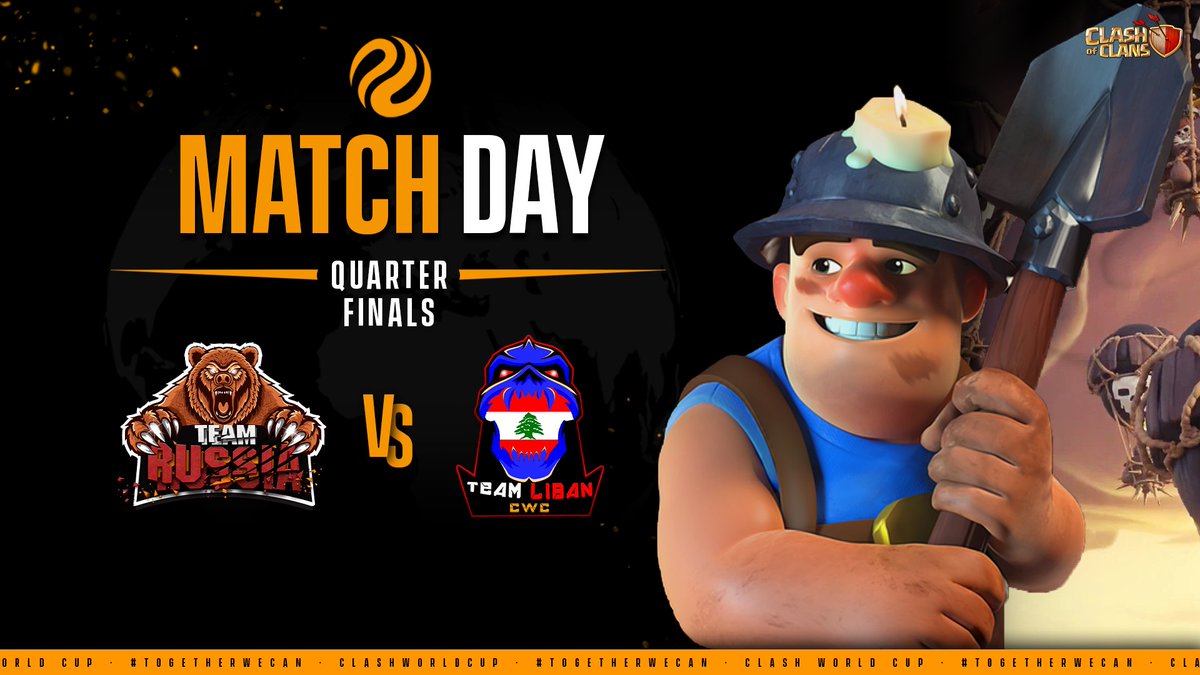ClashWorldCup's tweet image. #CWC7 | Round of 8

🇷🇺 @TeamRUSSIA_coc - #Lebanon 🇱🇧

Community streams:
🇷🇺 youtube.com/c/NankaClashOf… - @CocNanka

GLHF!
