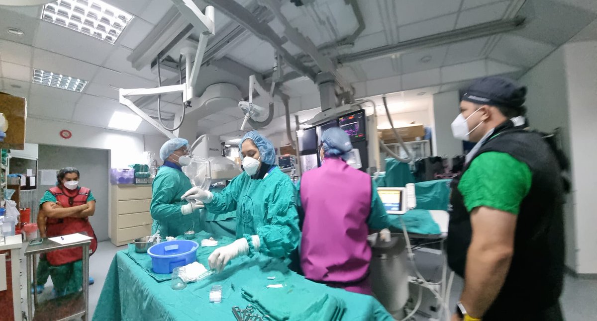 #Chiriqui
10 cateterismos y angioplastias coronarias se realizaron en el servicio de hemodinámica, el marco de los 47 aniversario del hospital "Dr. Rafael Hernández".
