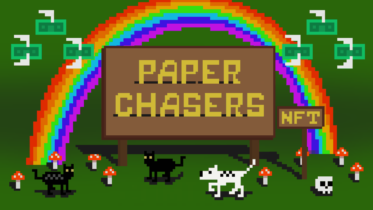 Paper Chasers- 🧩🌍- On Chain Death - Mint Now! tweet media