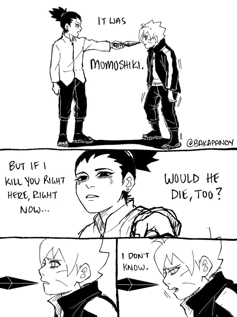 "What if Borushiki kills Shikamaru" the ACTUAL final installment. Thanks for following!
#BORUTO 