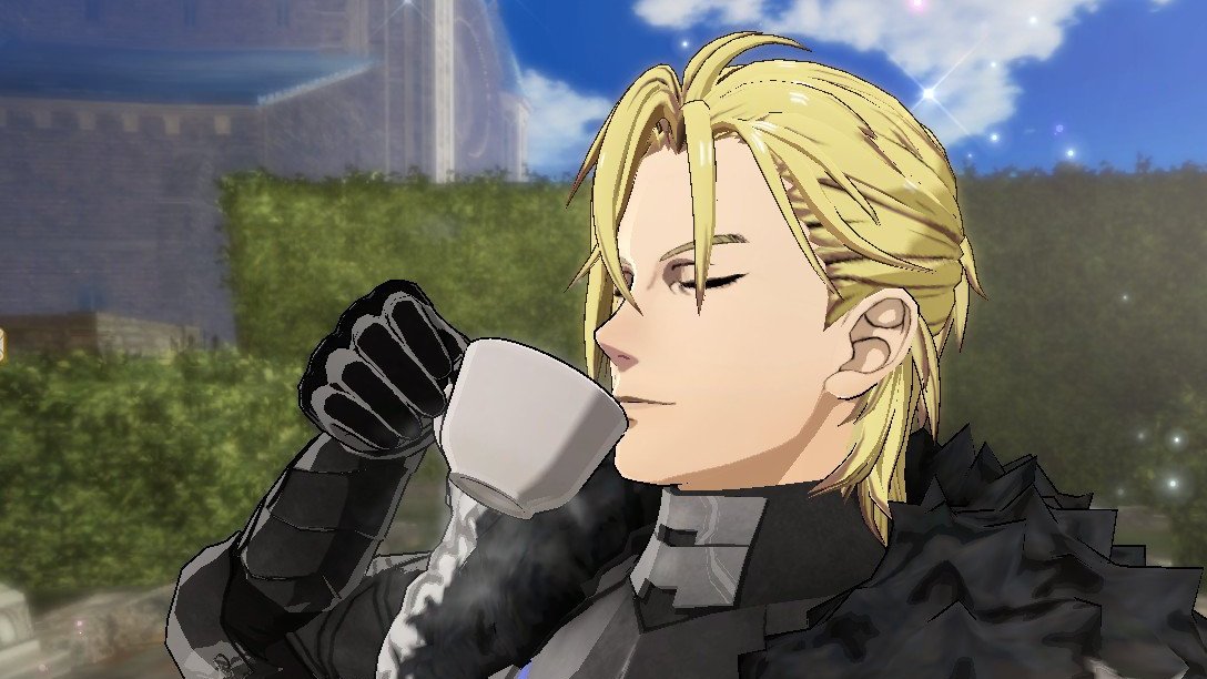daily_dimitri's tweet photo. Dimitri (celebrating his birthday with some tea) https://t.co/iY23zAFa9N