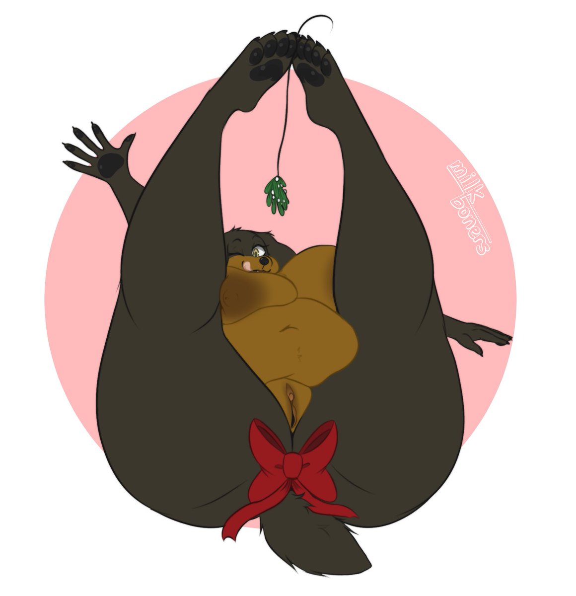 Come give your present a smooch! 💋