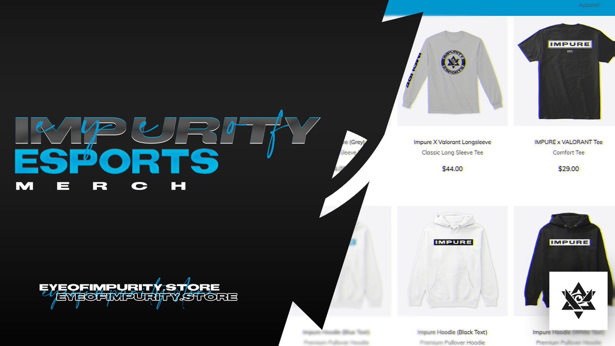 OUR NEW MERCH DROP!! 👕👖

eyeofimpurity.store
eyeofimpurity.store
eyeofimpurity.store