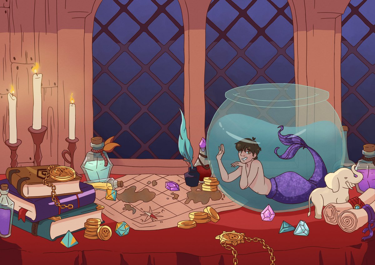 Bit of an older drawing :DD Made this pirate themed piece last year for <a href="/ZineWithLuv/">Zine With Luv⁷ (Finished)</a> 

It's probably still one of my favourite backgrounds I've done in a drawing ^^. Hope you like it too !!💜

#btsfanart