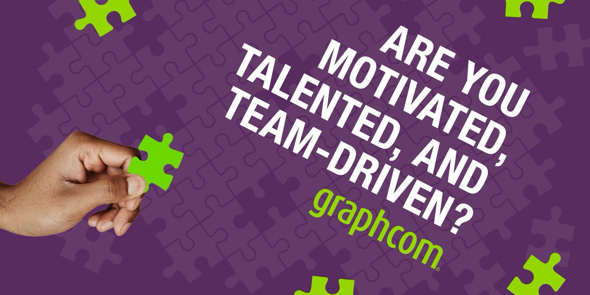 graphcominc's tweet image. We want you to join our team! Check out our open positions and apply today! #PoweredByGraphcom #WereHiring #Marketing

hubs.ly/Q010SGbZ0