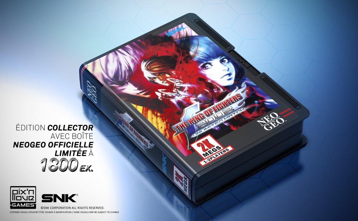 🎅CALENDRIER DE L'AVENT J19🎅

Tentez de remporter un exemplaire du jeu "KOF 2002 UM" dans son édition Collector PS4, et défiez les joueurs du monde entier ! 👊

Pour jouer : 
🟡 RT
🔵Follow <a href="/Pixnlove/">Editions Pix'n Love</a>

➡️ Tirage au sort lundi !