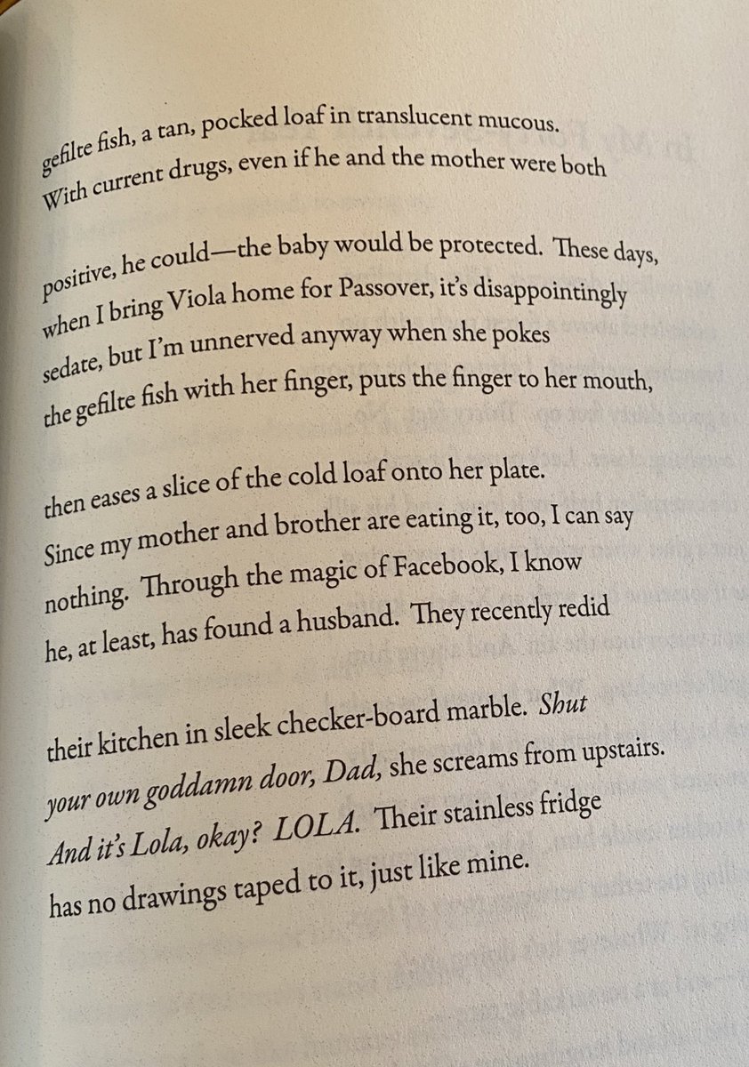 Look at this incredible poem about an imaginary daughter, nestled inside a book about an imaginary husband.

Benjamin S. Grossberg