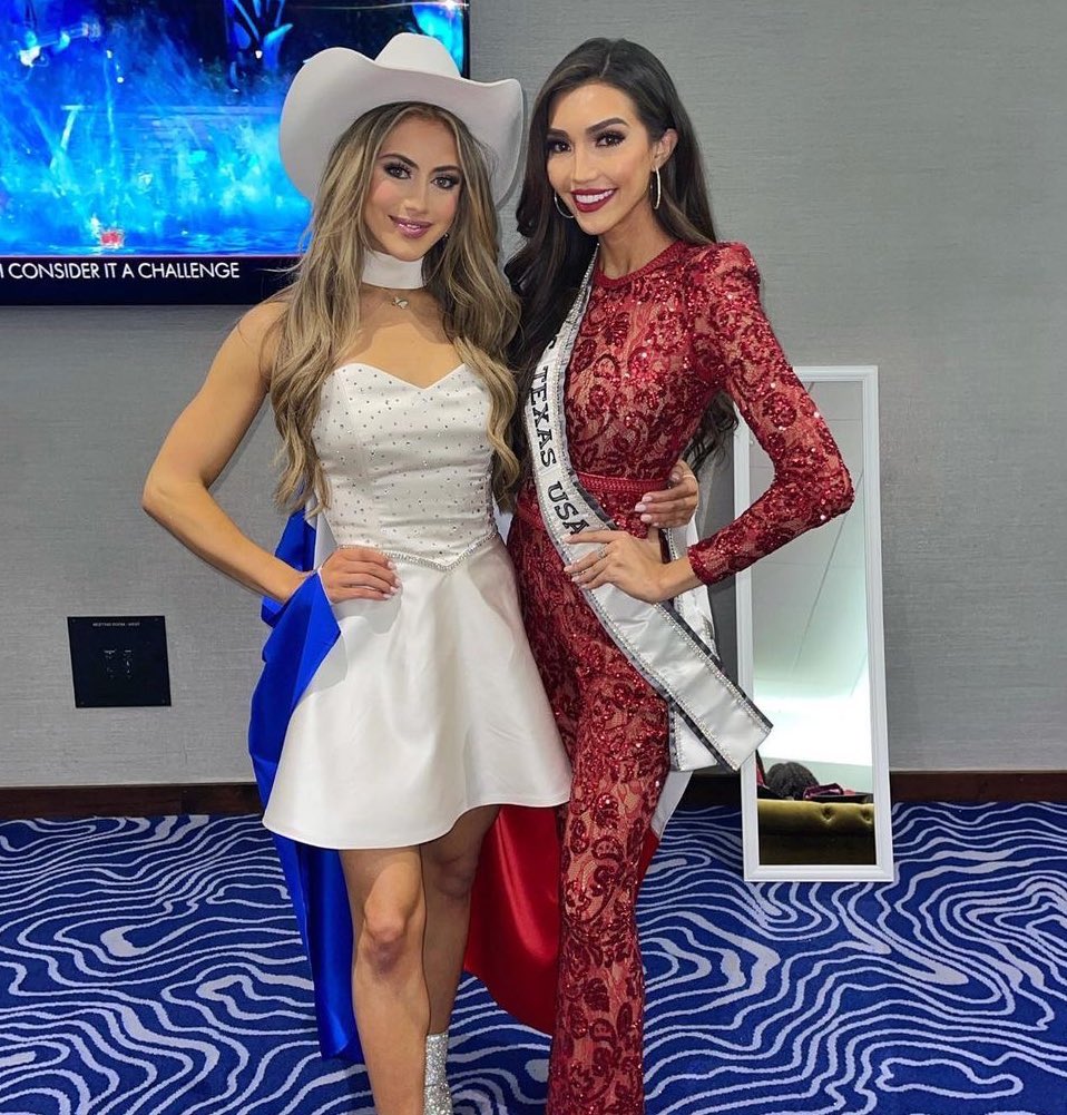 Team TEXAS 🌹 Couldn’t be prouder of <a href="/MissTXTeenUSA/">Chanel Williams</a> and <a href="/MissTXUSA/">Allie Drake</a> as they represented our great state of #Texas at #MissTeenUSA &amp; #MissUSA! 🎉 #MissTexasTeenUSA #MissTexasUSA <a href="/MissTeenUSA/">Miss Teen USA</a> <a href="/MissUSA/">Miss USA</a> <a href="/TulsasCasino/">River Spirit Casino Resort</a>